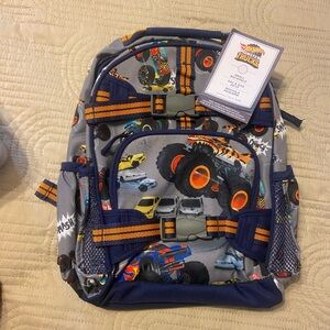 Pottery Barn Hot Wheels Backpack & Pencil Case